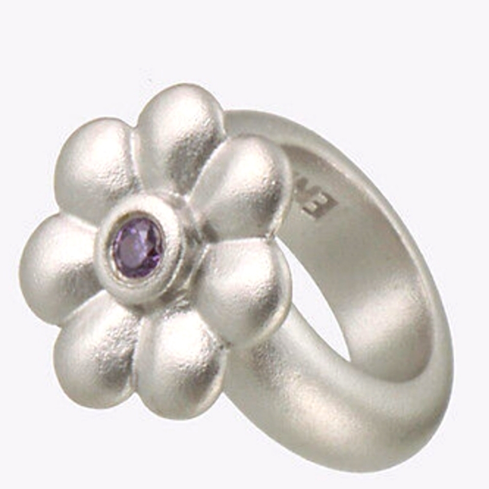 Endless Jewelry Amethyst Flower Dream Sterling Silver Charm